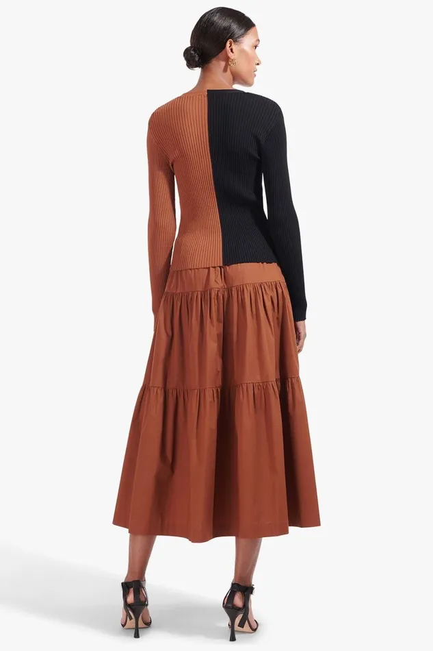 Women Skirts STAUD STAUD SEA SKIRT TAN Women Skirts STAUD STAUD SEA SKIRT TAN