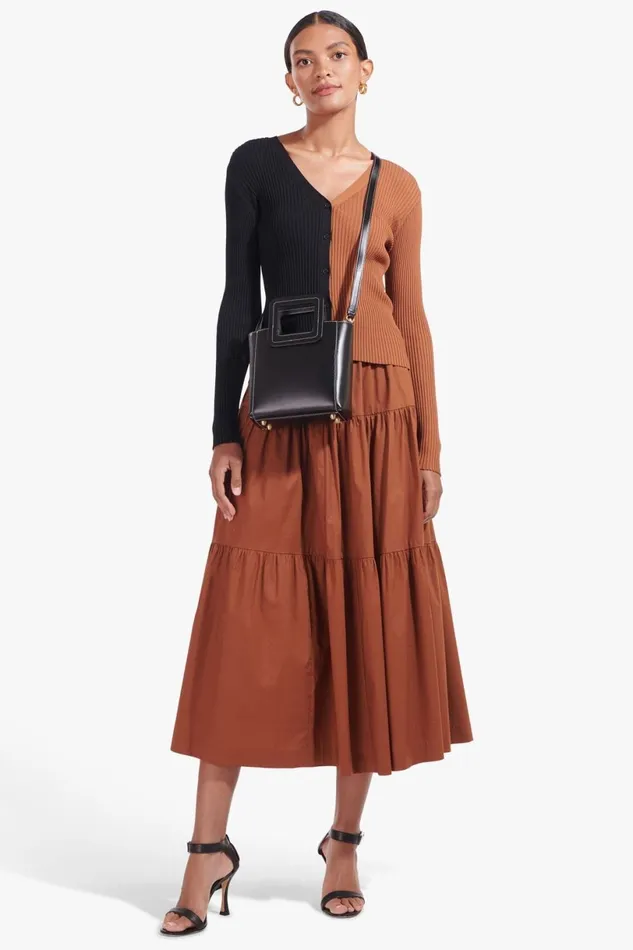 Women Skirts STAUD STAUD SEA SKIRT TAN Women Skirts STAUD STAUD SEA SKIRT TAN
