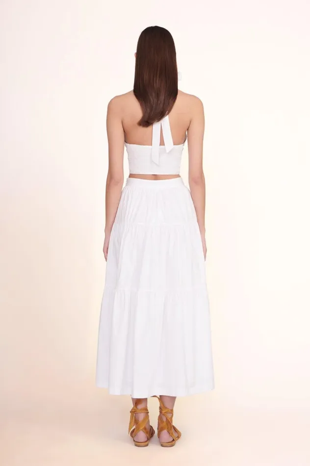 Women Skirts STAUD STAUD SEA SKIRT WHITE Women Skirts STAUD STAUD SEA SKIRT WHITE