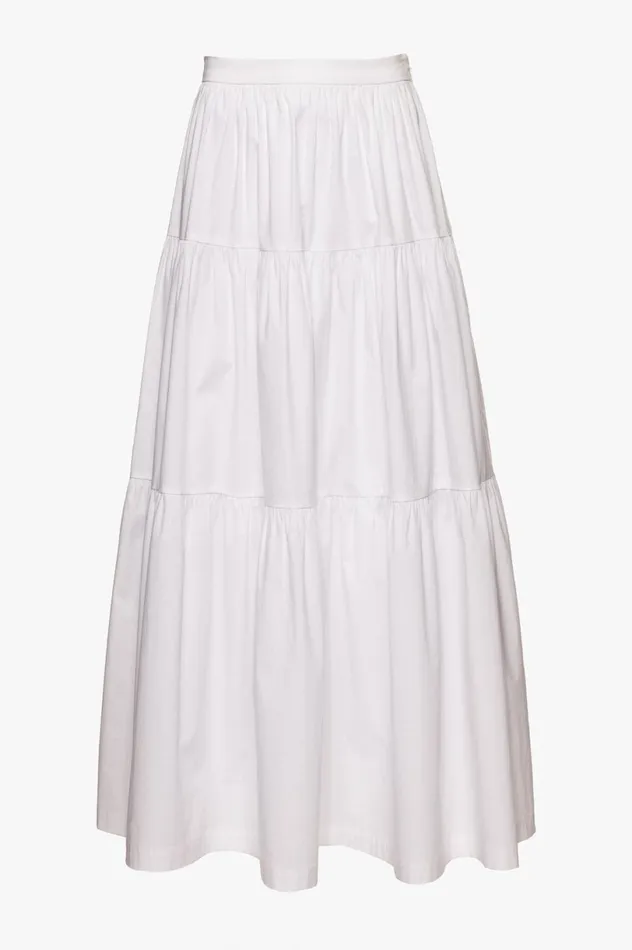 Women Skirts STAUD STAUD SEA SKIRT WHITE Women Skirts STAUD STAUD SEA SKIRT WHITE