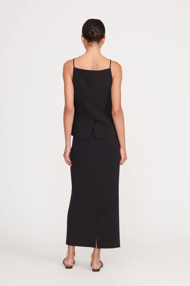 Women Skirts STAUD STAUD SMITH SKIRT BLACK Women Skirts STAUD STAUD SMITH SKIRT BLACK