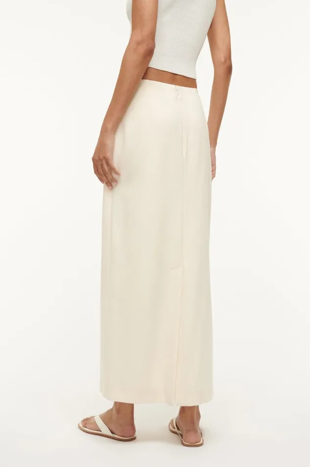 Women Skirts STAUD STAUD SMITH SKIRT ECRU Women Skirts STAUD STAUD SMITH SKIRT ECRU