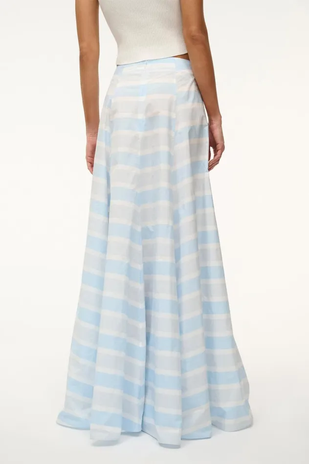 Women Skirts STAUD STAUD VINCENZO SKIRT ADRIATIC STRIPE Women Skirts STAUD STAUD VINCENZO SKIRT ADRIATIC STRIPE