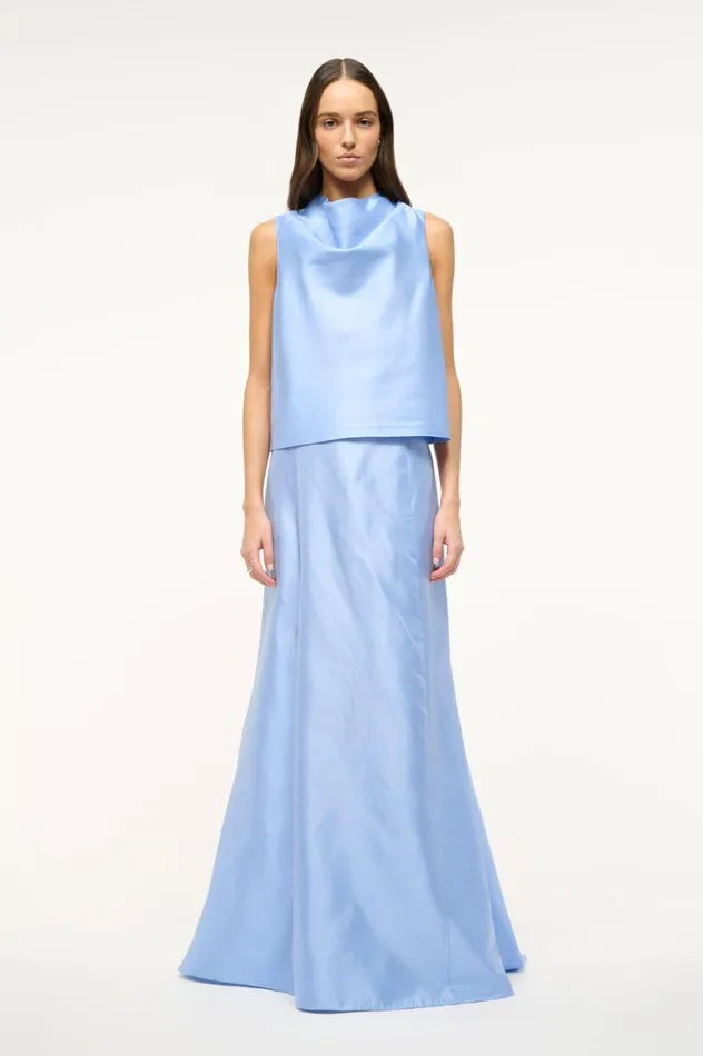 Women Skirts STAUD STAUD VINCENZO SKIRT PERIWINKLE