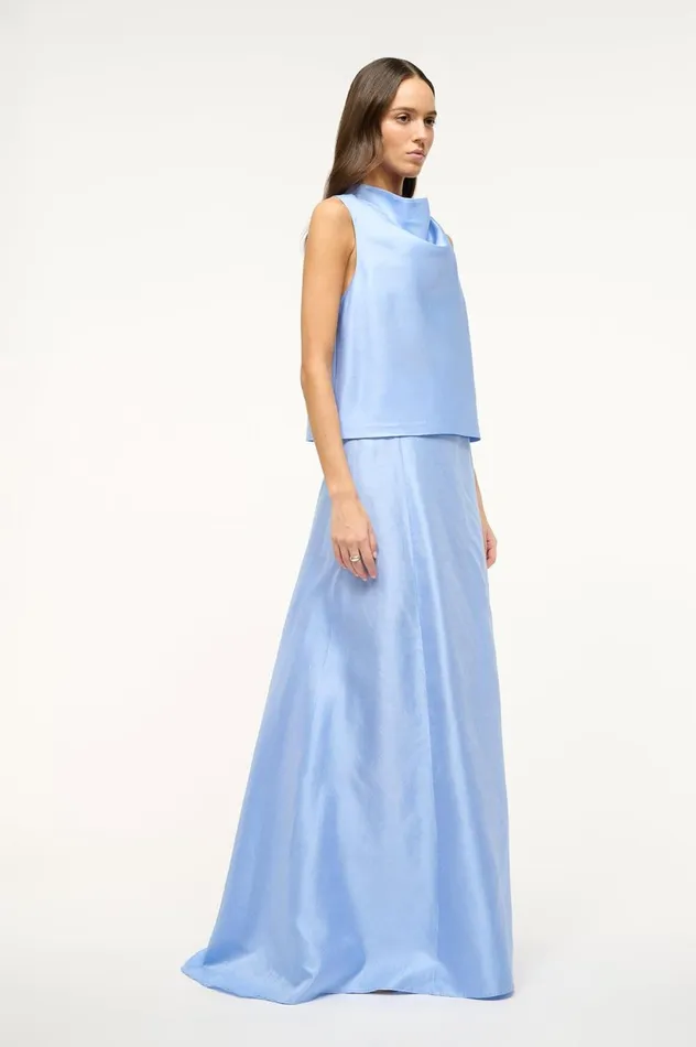 Women Skirts STAUD STAUD VINCENZO SKIRT PERIWINKLE