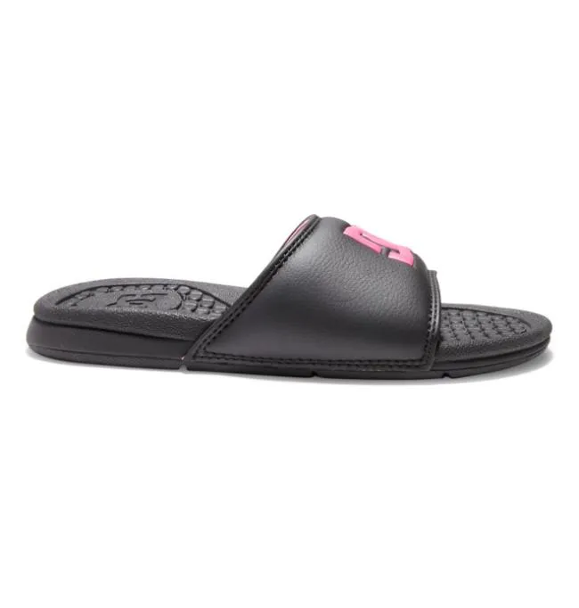 Women Slides DC Women039s Bolsa Sandals BlackBlackPink Women Slides DC Women039s Bolsa Sandals BlackBlackPink