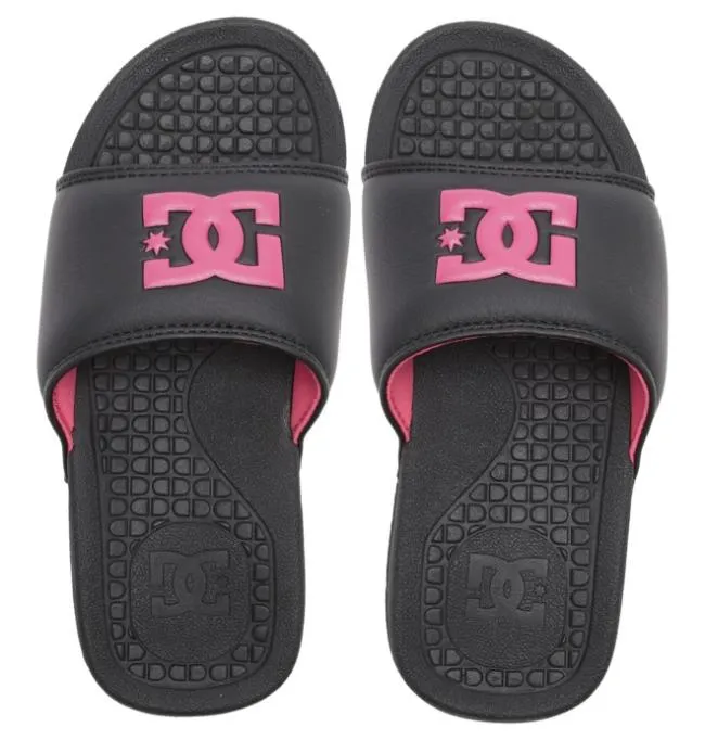 Women Slides DC Women039s Bolsa Sandals BlackBlackPink Women Slides DC Women039s Bolsa Sandals BlackBlackPink