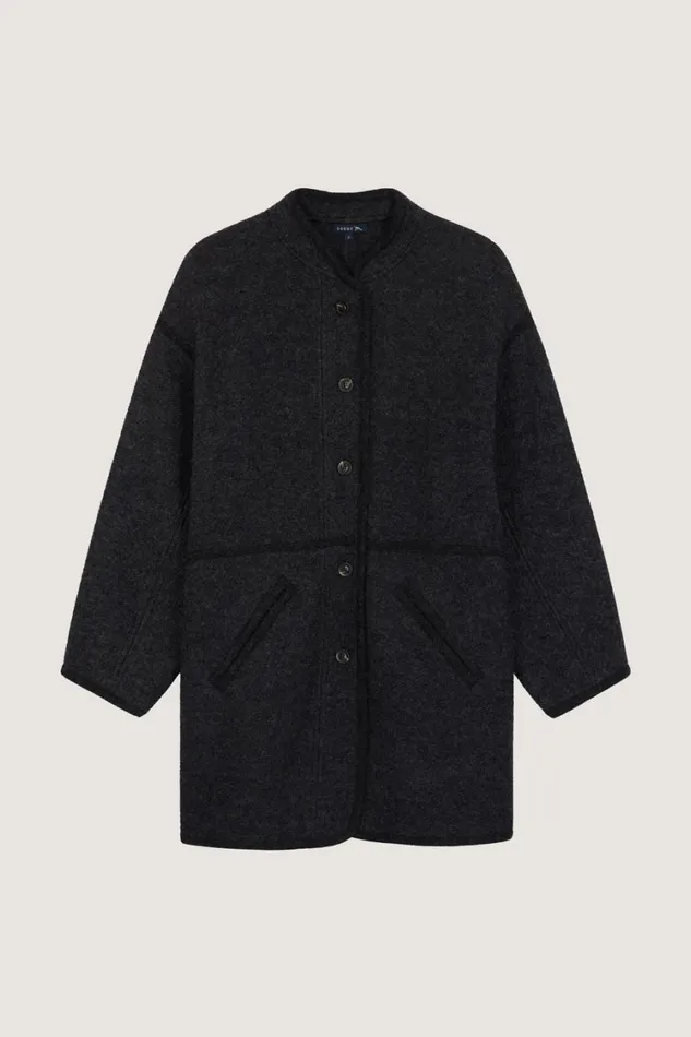 Women SLOVENIA JACKET Grey Soeur Jackets and Coats