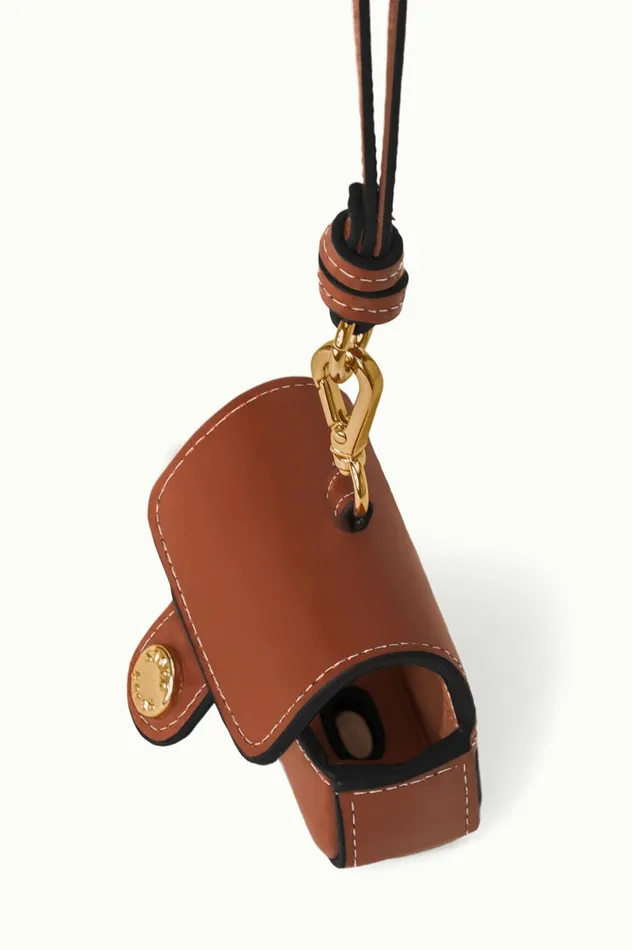 Women Small Leather Goods STAUD STAUD AIRPOD CASE TAN Women Small Leather Goods STAUD STAUD AIRPOD CASE TAN