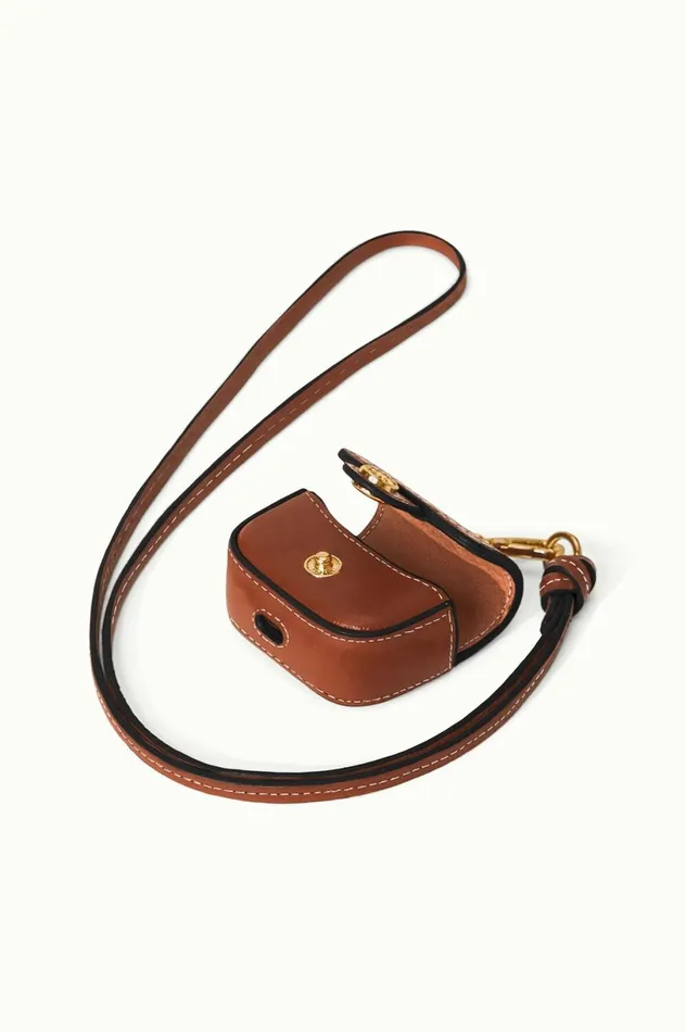 Women Small Leather Goods STAUD STAUD AIRPOD CASE TAN Women Small Leather Goods STAUD STAUD AIRPOD CASE TAN