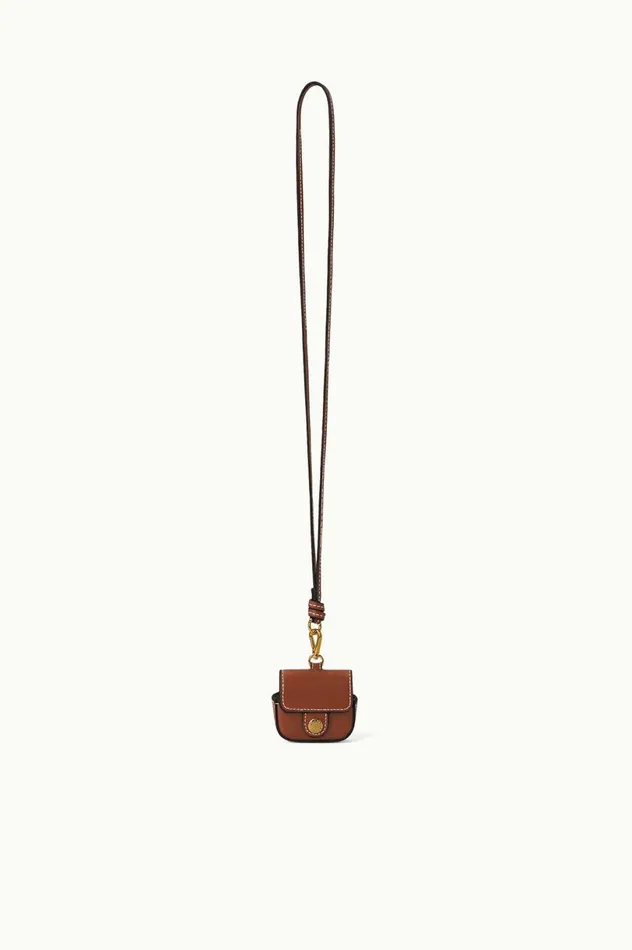 Women Small Leather Goods STAUD STAUD AIRPOD CASE TAN Women Small Leather Goods STAUD STAUD AIRPOD CASE TAN