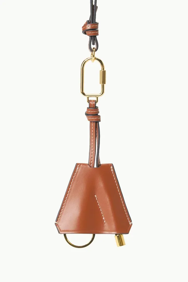 Women Small Leather Goods STAUD STAUD SAFETY WHISTLE KEY FOB TAN Women Small Leather Goods STAUD STAUD SAFETY WHISTLE KEY FOB TAN