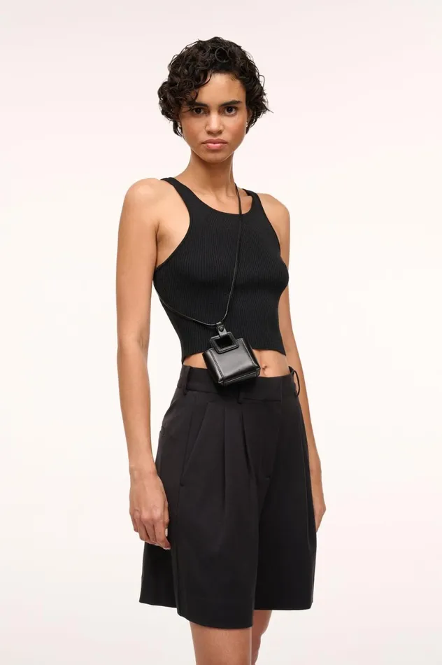 Women Small Leather Goods STAUD STAUD SHIRLEY MICRO NECKLACE BLACK Women Small Leather Goods STAUD STAUD SHIRLEY MICRO NECKLACE BLACK
