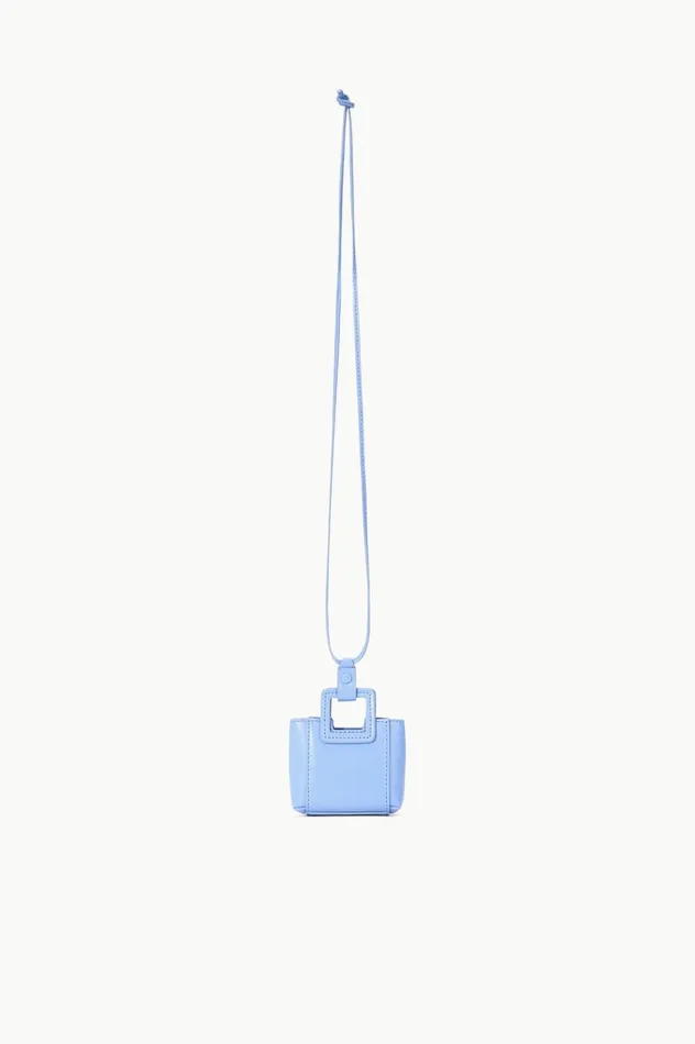 Women Small Leather Goods STAUD STAUD SHIRLEY MICRO NECKLACE BLUE HYDRANGEA