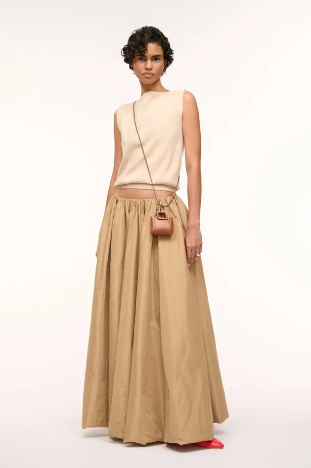 Women Small Leather Goods STAUD STAUD SHIRLEY MICRO NECKLACE TAN Women Small Leather Goods STAUD STAUD SHIRLEY MICRO NECKLACE TAN