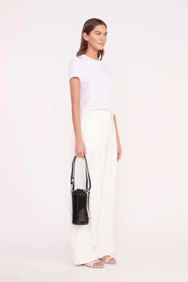 Women Small Leather Goods STAUD STAUD WATER BOTTLE BAG BLACK PATENT Women Small Leather Goods STAUD STAUD WATER BOTTLE BAG BLACK PATENT