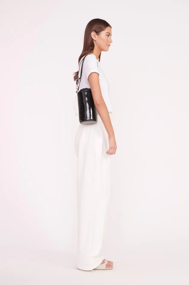 Women Small Leather Goods STAUD STAUD WATER BOTTLE BAG BLACK PATENT Women Small Leather Goods STAUD STAUD WATER BOTTLE BAG BLACK PATENT