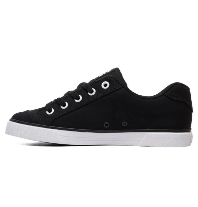 Women Sneakers DC Women039s Chelsea Canvas Shoes BlackWhiteBlack Women Sneakers DC Women039s Chelsea Canvas Shoes BlackWhiteBlack