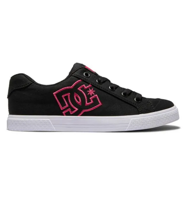 Women Sneakers DC Women039s Chelsea Shoes BlackCrazy PinkBlack