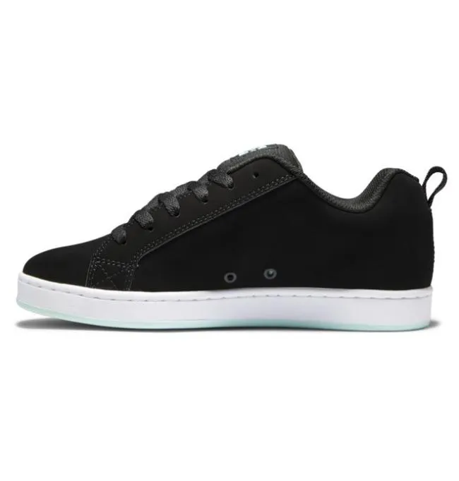 Women Sneakers DC Women039s Court Graffik Shoes BlackGreen Women Sneakers DC Women039s Court Graffik Shoes BlackGreen