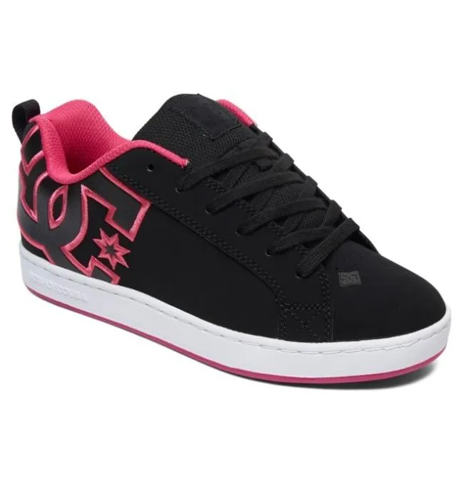 Women Sneakers DC Women039s Court Graffik Shoes BlackPink Stencil Women Sneakers DC Women039s Court Graffik Shoes BlackPink Stencil