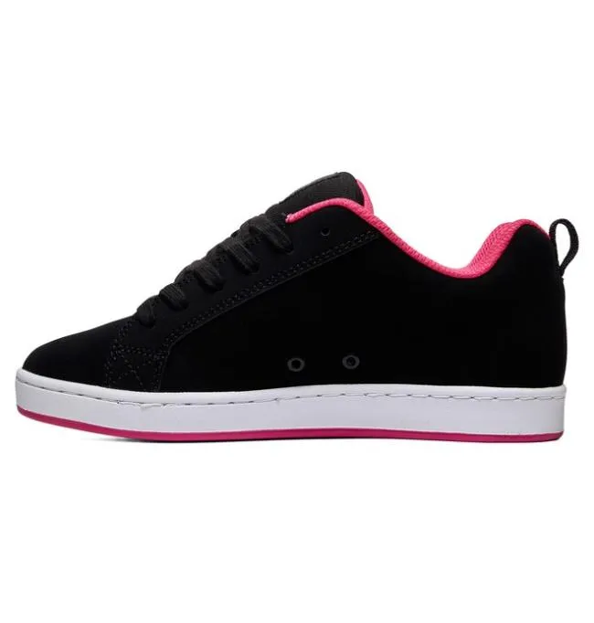 Women Sneakers DC Women039s Court Graffik Shoes BlackPink Stencil Women Sneakers DC Women039s Court Graffik Shoes BlackPink Stencil