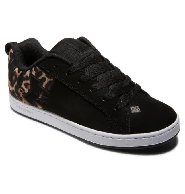 Women Sneakers DC Women039s Court Graffik Shoes BlackWhiteBlack Print Women Sneakers DC Women039s Court Graffik Shoes BlackWhiteBlack Print