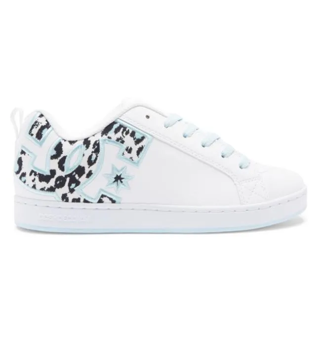 Women Sneakers DC Women039s Court Graffik Shoes Cheetah Print