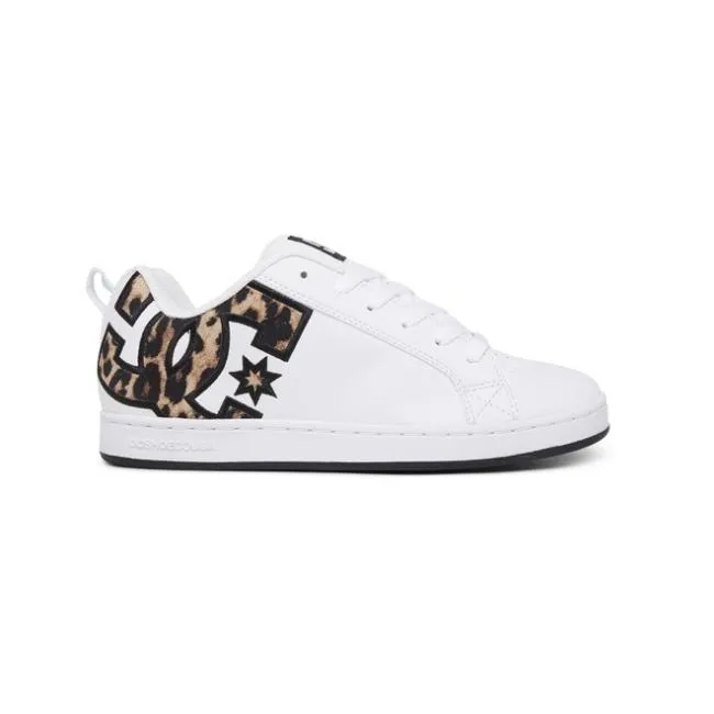 Women Sneakers DC Women039s Court Graffik Shoes Leopard Print Women Sneakers DC Women039s Court Graffik Shoes Leopard Print