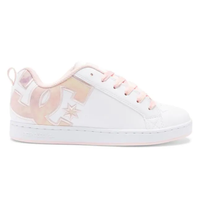 Women Sneakers DC Women039s Court Graffik Shoes Peach Parfait