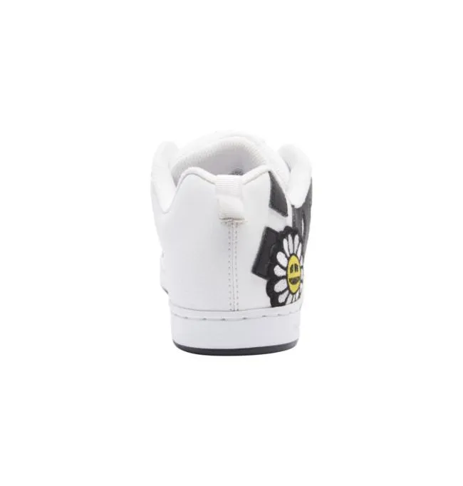 Women Sneakers DC Women039s Court Graffik Shoes WhiteBlackYellow Women Sneakers DC Women039s Court Graffik Shoes WhiteBlackYellow