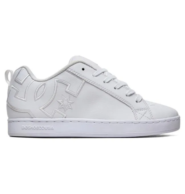Women Sneakers DC Women039s Court Graffik Shoes WhiteWhiteWhite Women Sneakers DC Women039s Court Graffik Shoes WhiteWhiteWhite