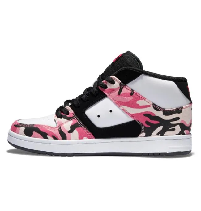 Women Sneakers DC Women039s Manteca 4 MID MidTop Shoes BlackCrazy Pink Camo Women Sneakers DC Women039s Manteca 4 MID MidTop Shoes BlackCrazy Pink Camo
