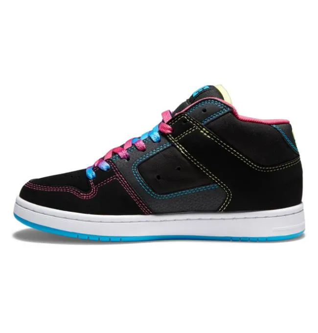 Women Sneakers DC Women039s Manteca 4 MID MidTop Shoes BlackMulti Women Sneakers DC Women039s Manteca 4 MID MidTop Shoes BlackMulti