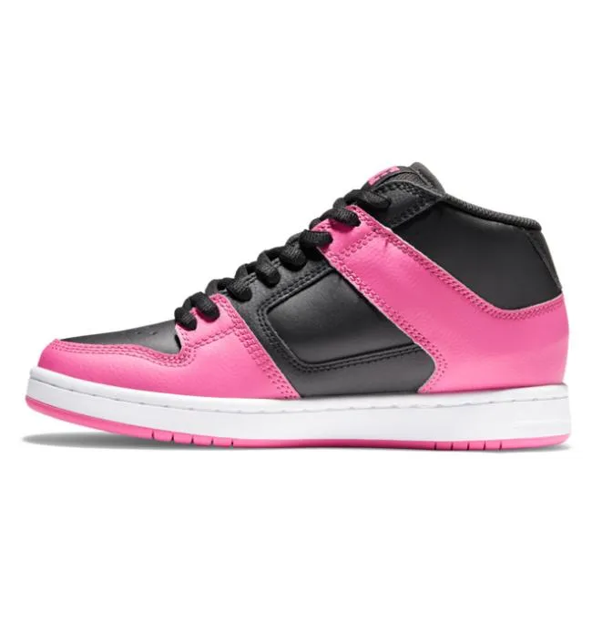 Women Sneakers DC Women039s Manteca 4 MID MidTop Shoes BlackPink Women Sneakers DC Women039s Manteca 4 MID MidTop Shoes BlackPink