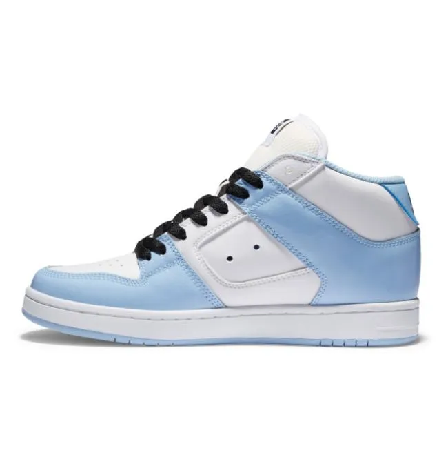 Women Sneakers DC Women039s Manteca 4 MID MidTop Shoes BlueWhiteBlack Women Sneakers DC Women039s Manteca 4 MID MidTop Shoes BlueWhiteBlack