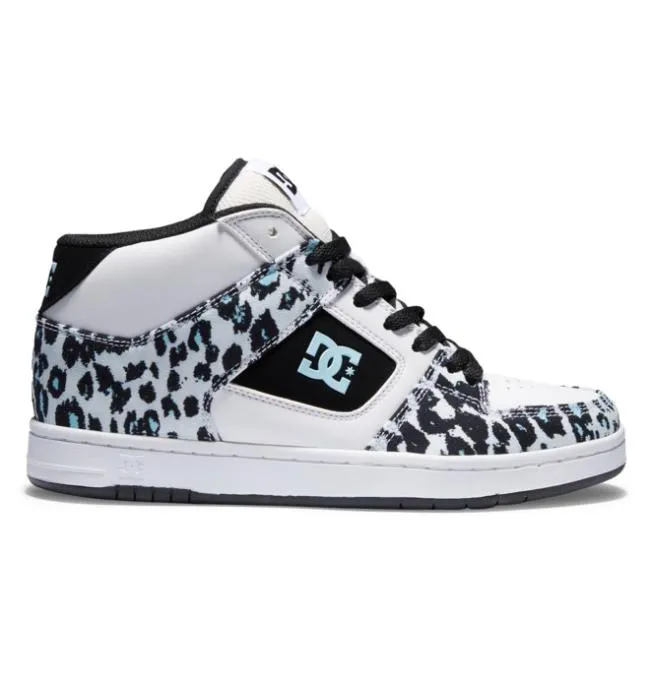 Women Sneakers DC Women039s Manteca 4 MID MidTop Shoes Cheetah Print