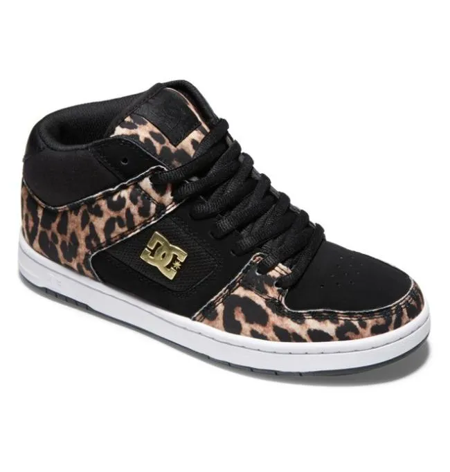 Women Sneakers DC Women039s Manteca 4 MID MidTop Shoes Leopard Print Women Sneakers DC Women039s Manteca 4 MID MidTop Shoes Leopard Print