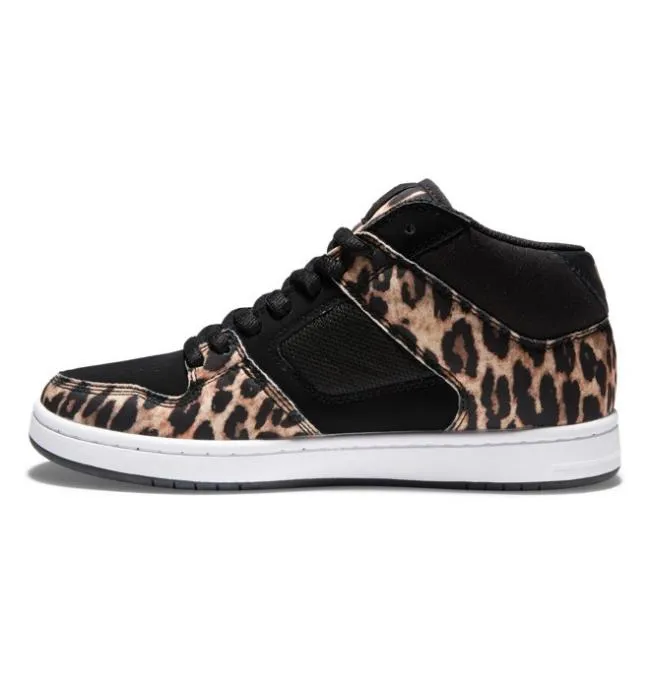 Women Sneakers DC Women039s Manteca 4 MID MidTop Shoes Leopard Print Women Sneakers DC Women039s Manteca 4 MID MidTop Shoes Leopard Print