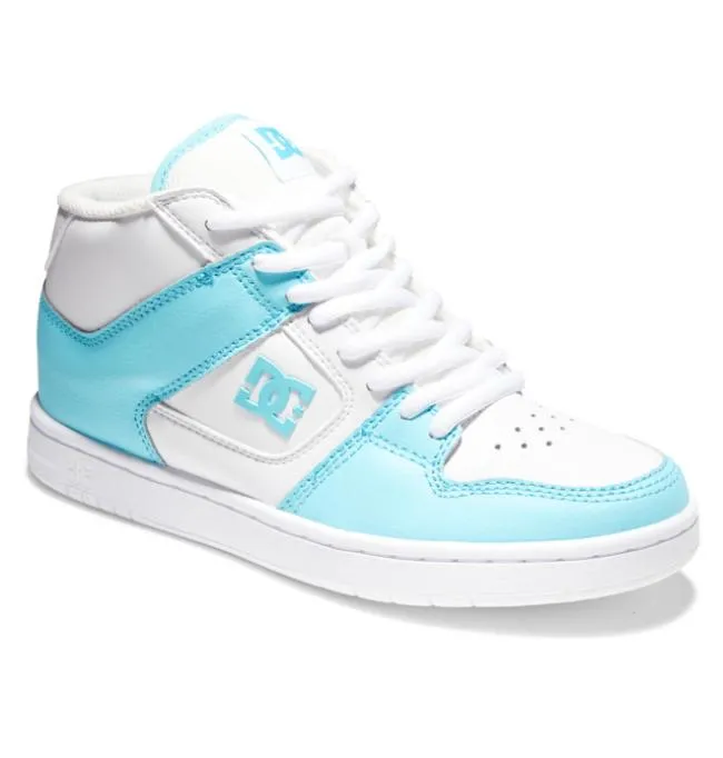 Women Sneakers DC Women039s Manteca 4 MID MidTop Shoes WhiteBlue Women Sneakers DC Women039s Manteca 4 MID MidTop Shoes WhiteBlue