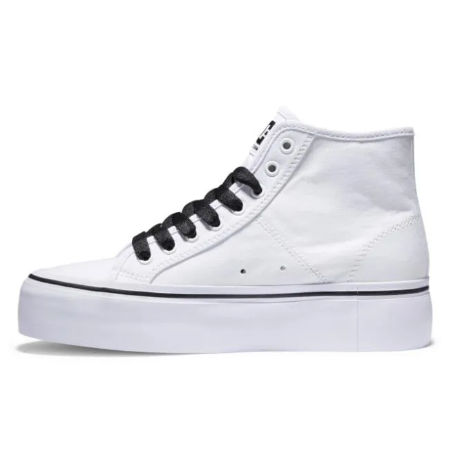 Women Sneakers DC Women039s Manual HI Platform Shoes WhiteBlackFlower Women Sneakers DC Women039s Manual HI Platform Shoes WhiteBlackFlower