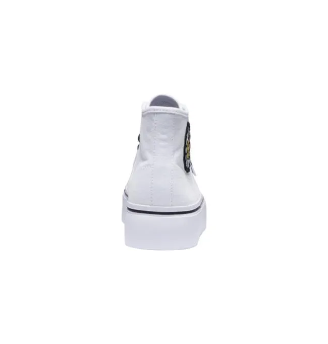 Women Sneakers DC Women039s Manual HI Platform Shoes WhiteBlackFlower Women Sneakers DC Women039s Manual HI Platform Shoes WhiteBlackFlower
