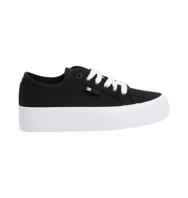 Women Sneakers DC Women039s Manual Platform Shoes BlackWhite