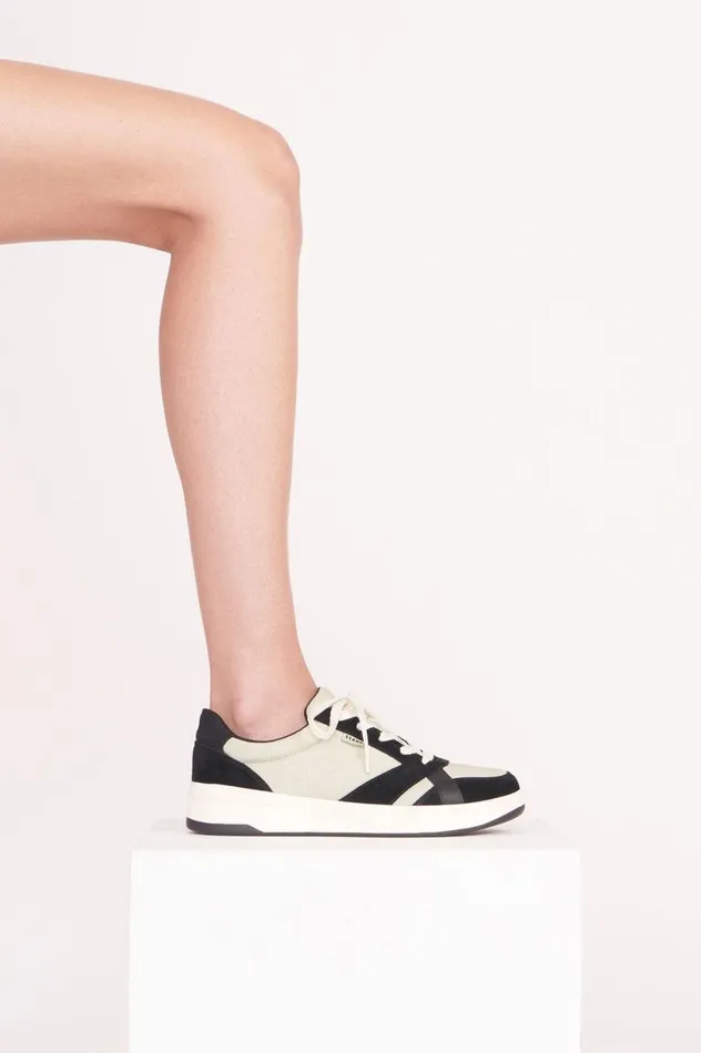 Women Sneakers STAUD KEDS X STAUD THE COURT SNEAKER BLACK CREAM Women Sneakers STAUD KEDS X STAUD THE COURT SNEAKER BLACK CREAM