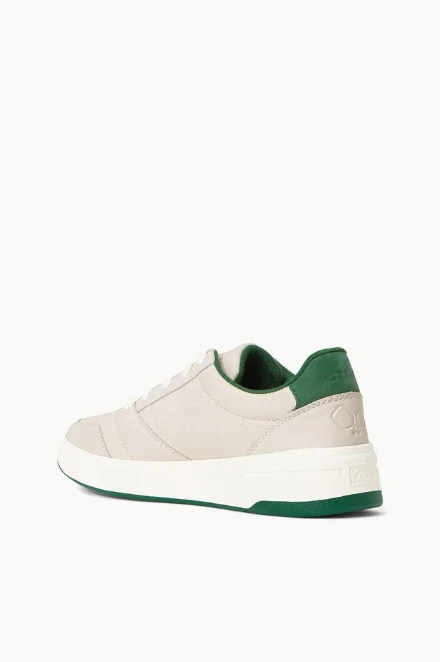Women Sneakers STAUD KEDS X STAUD THE COURT SNEAKER CREAM GREEN Women Sneakers STAUD KEDS X STAUD THE COURT SNEAKER CREAM GREEN