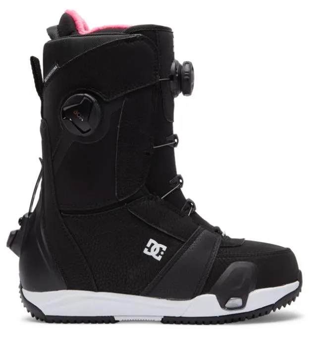 Women Snowboard Boots DC Women039s Lotus Step Onreg Snowboard Boots BlackWhiteBlack
