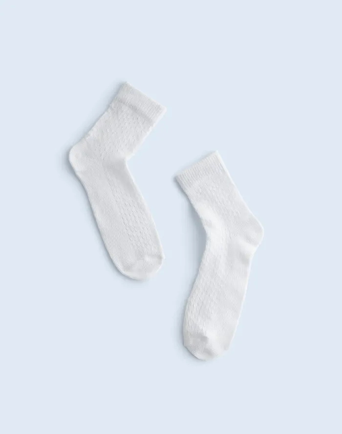 Women Socks Madewell Pointelle Ankle Socks