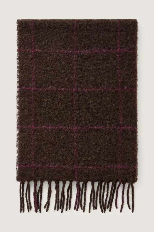 Women SOFTY SCARF Brownplum Soeur Scarves