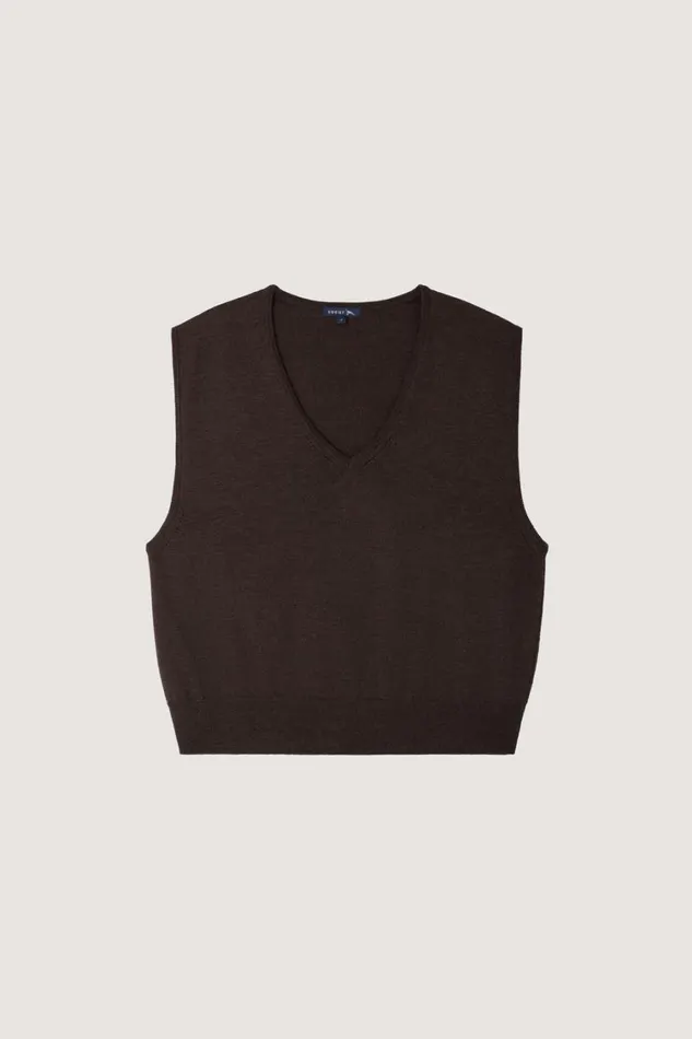 Women SONIA JUMPER Dark Brown Soeur Jumpers and Cardigans