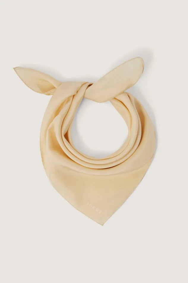 Women SQUARE SCARF Offwhite Soeur Scarves